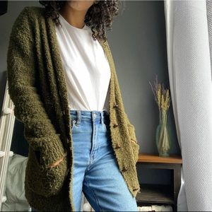 Button up knit cardigan